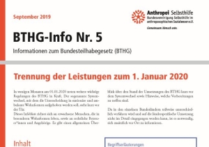 Cover des BTHG-Info Nr. 5