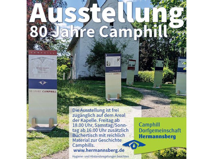 Plakat zur Ausstellung 80 Jahre Camphill